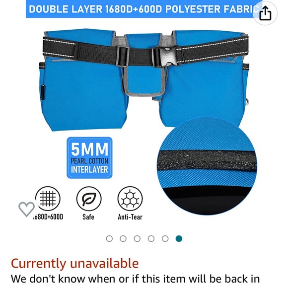 🔵NWT YEESAINT 15 pocket Toolbelt - Picture 6 of 6